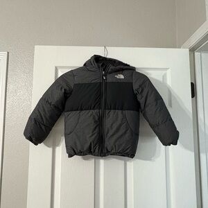 The North Face Charcoal and Black Hooded Jacket